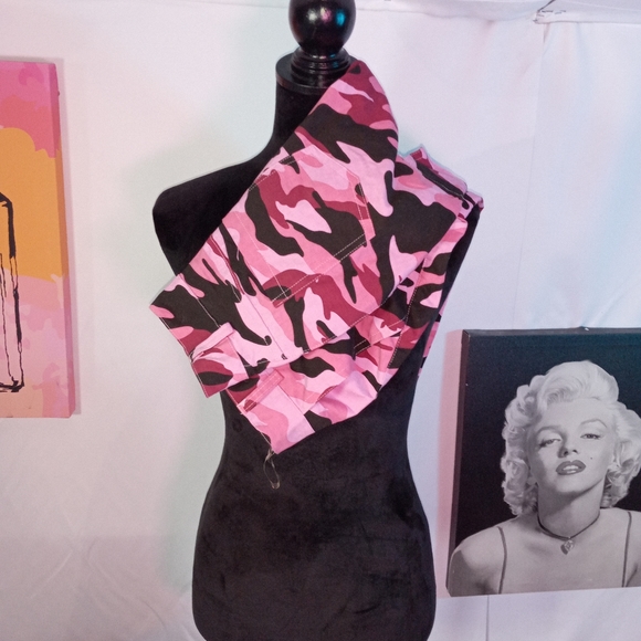 Canvas pink camo pants - Picture 3 of 6